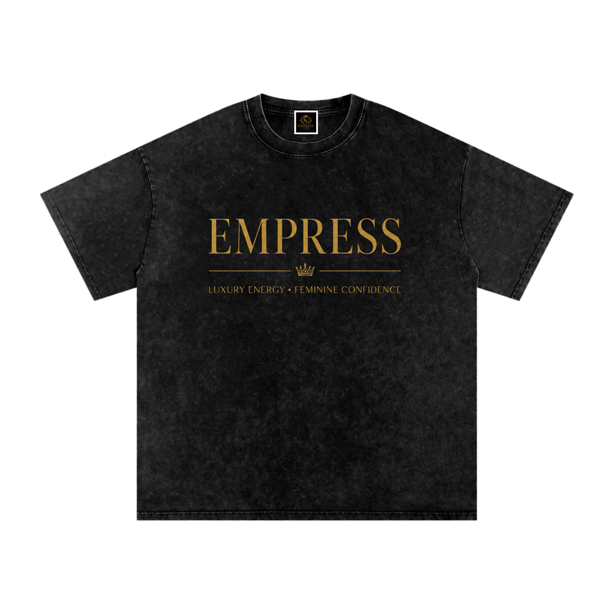 Oversized Contrast-Stitched Cotton Tee