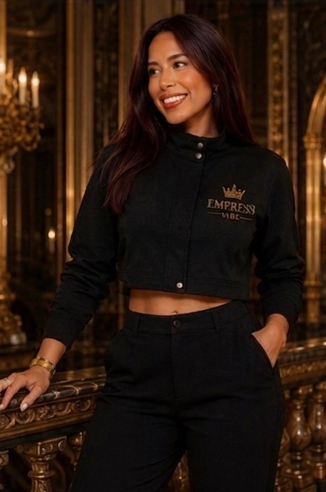 EMPRESS VIBE Button-Front Jacket