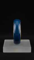 Imperial Blue Enamel Cuff Bracelet