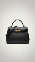 Italian Leather Structured Handbag