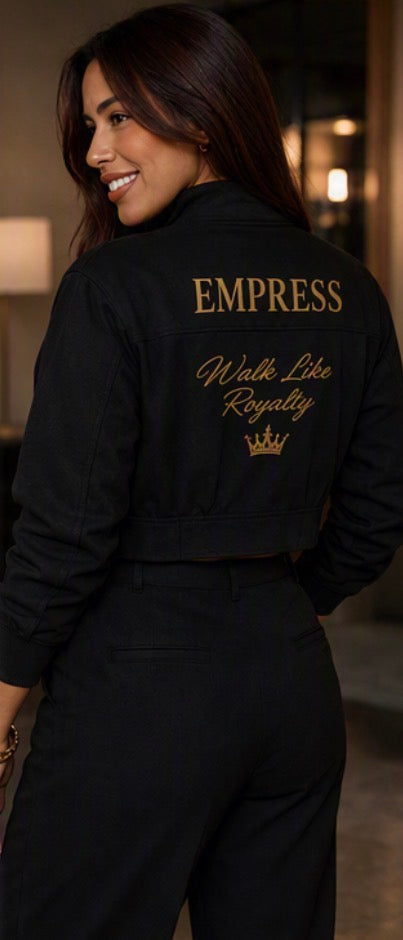 EMPRESS VIBE Button-Front Jacket