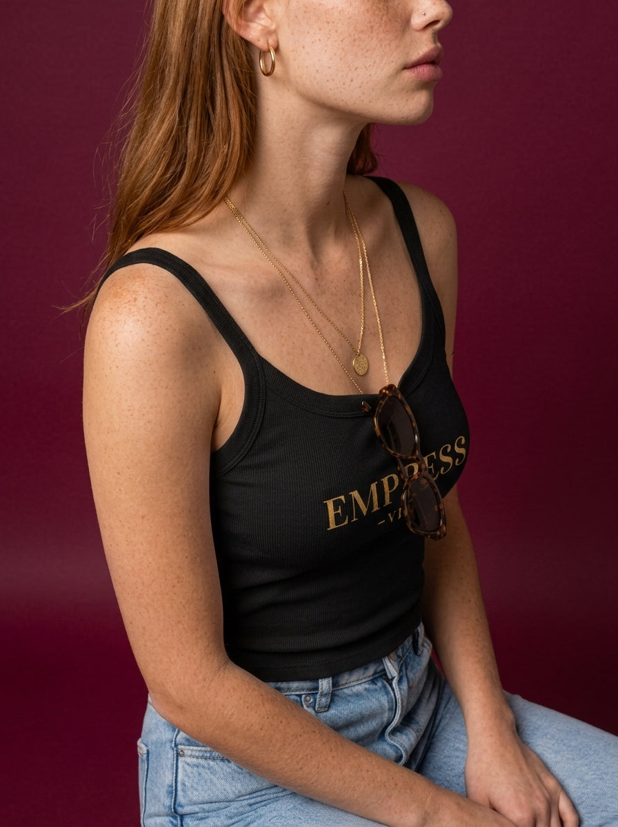 Women’s micro-rib tank top